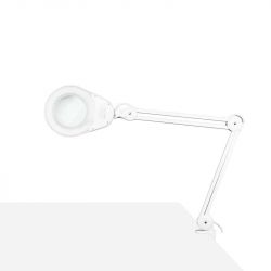 LED EKO lampa s lupou - bílá