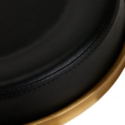Kosmetický taburet H5 - zlato-černý