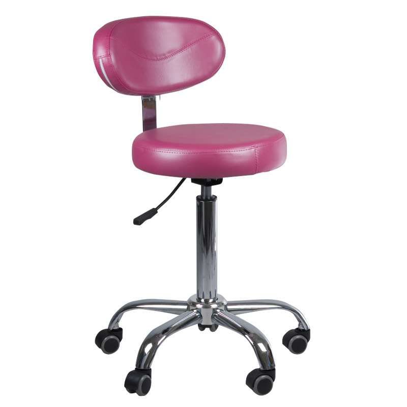 Kosmetická stolička s opěrátkem BD-9934 vřesová