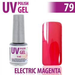 79.UV gel lak na nehty hybridní ELECTRIC MAGENTA 6 ml