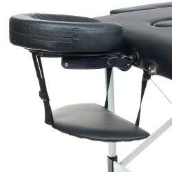  Skládací masážní a rehabilitační stůl BS-723 - černý